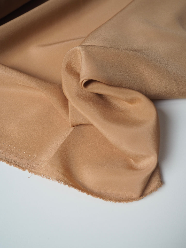 Caramel Crepe de Chine