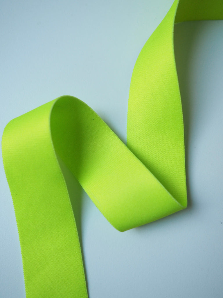 Neon Yellow Soft Elastic 30mm