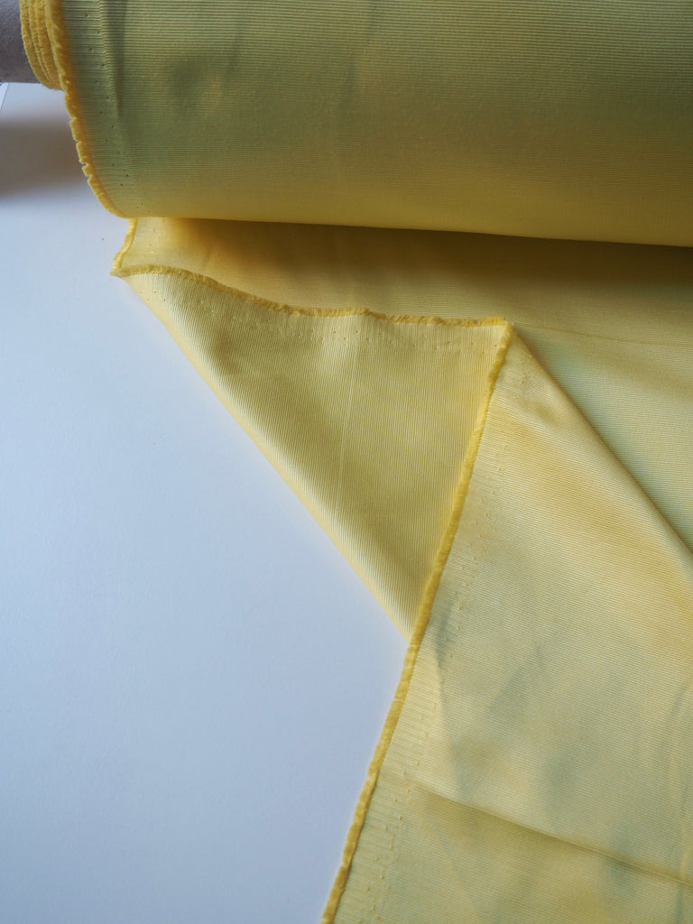 Lemon Satin Viscose Faille