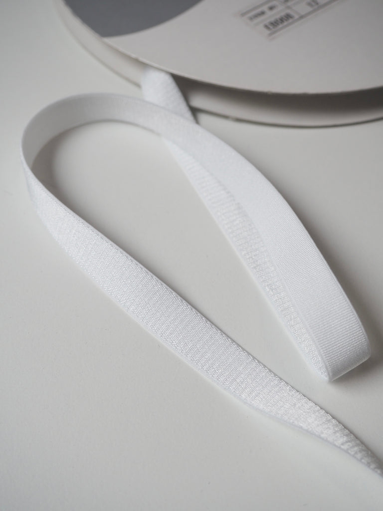 Shindo White Satin Elastic 12mm