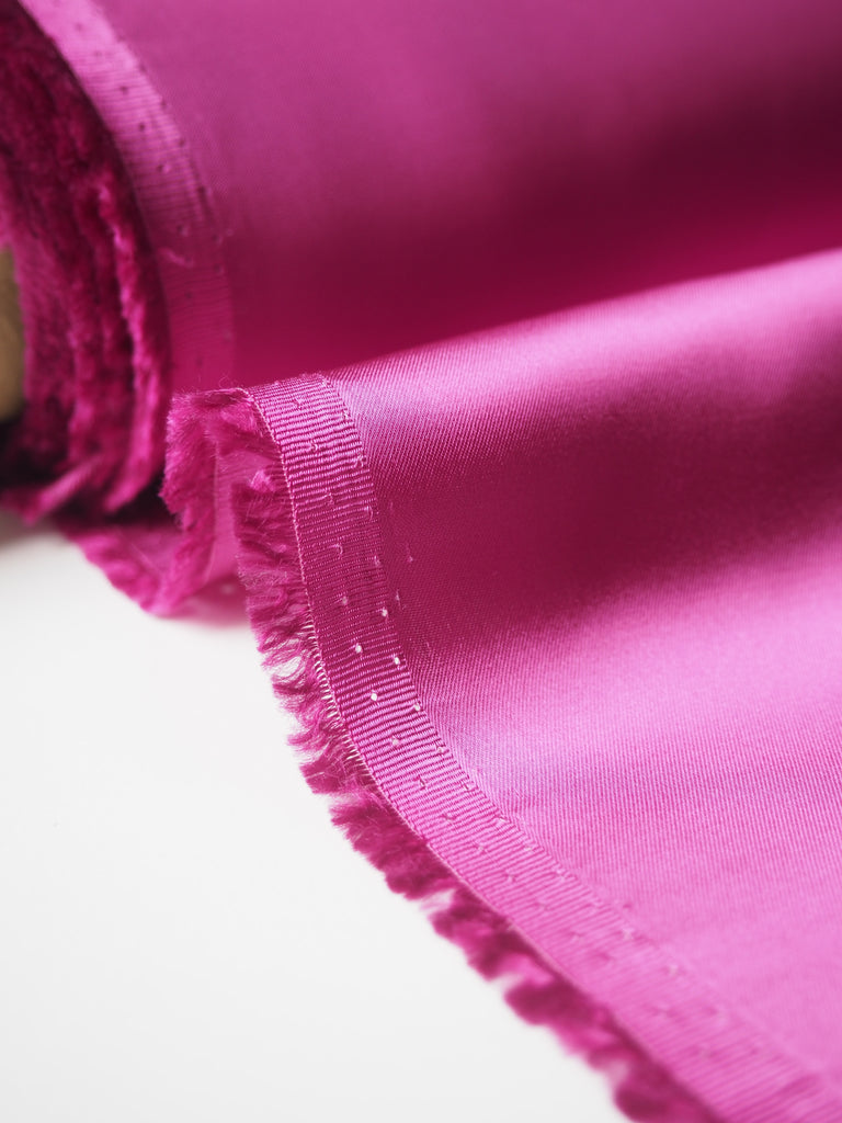 Magenta Viscose Satin