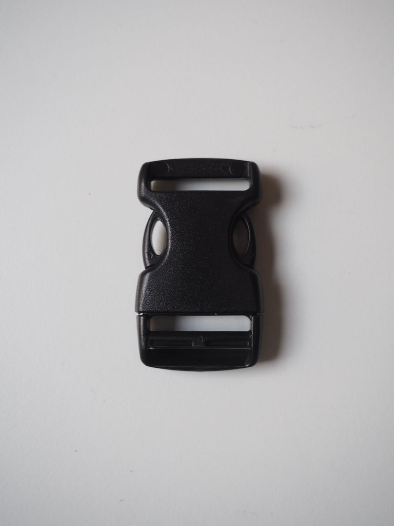 Black Rounded Side Release Buckle 25mm