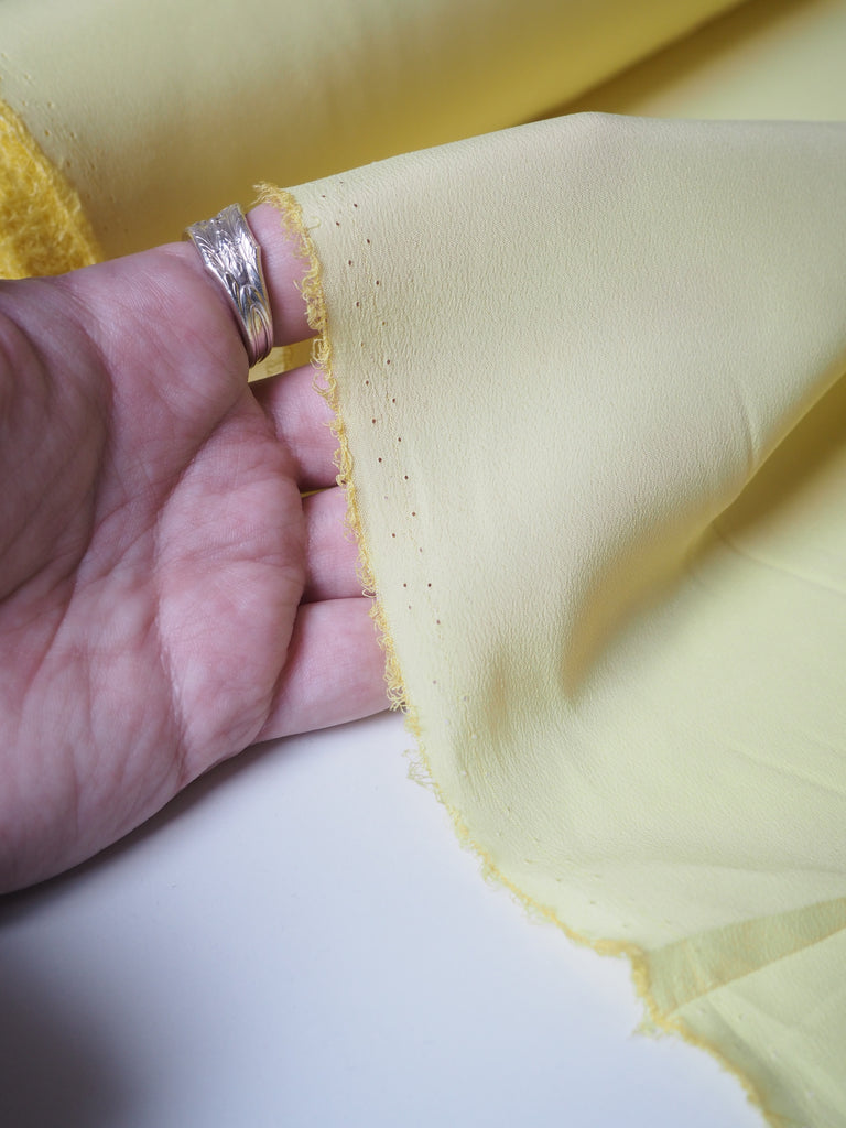 Daffodil Silk Crepe de Chine