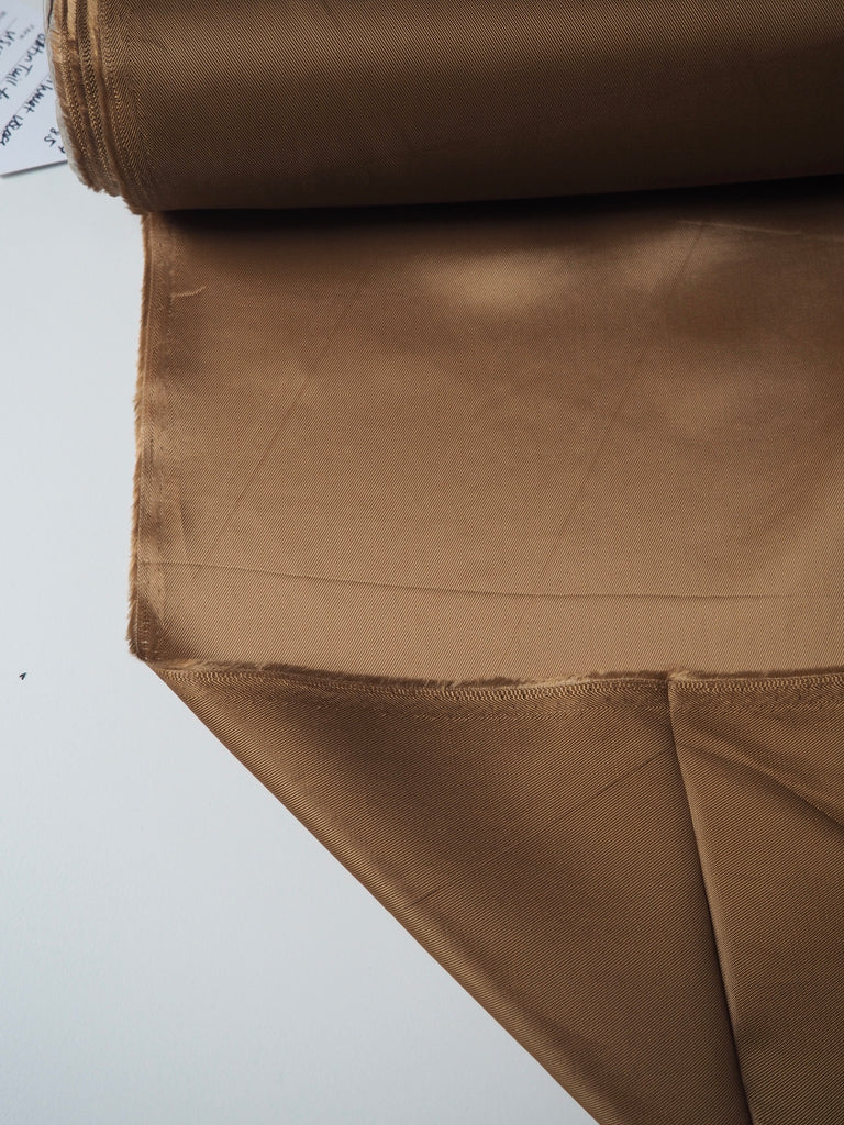 Golden Wheat Viscose Satin Twill Lining