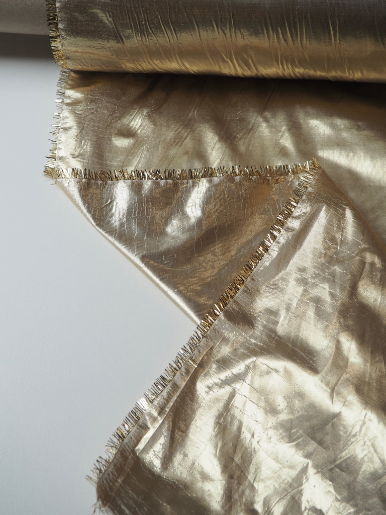 Gold Lamé Taffeta