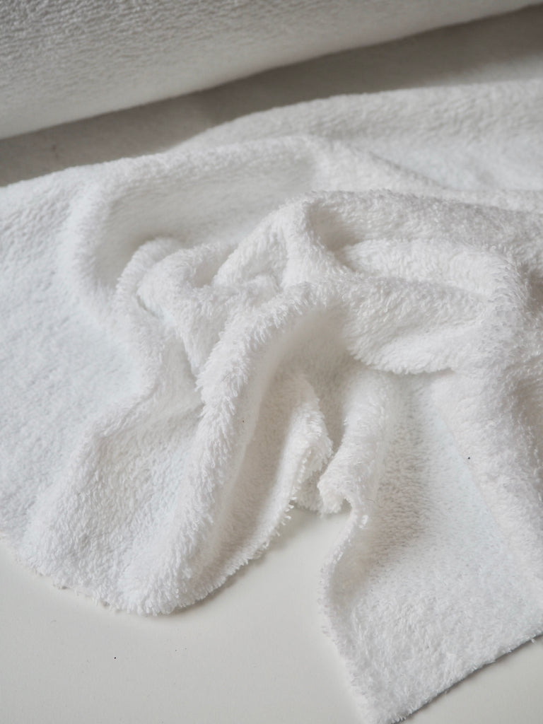 White Cotton French Terry