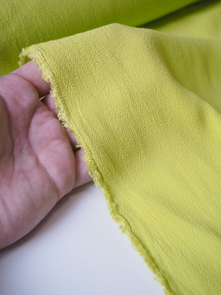 Key Lime Viscose Crepe