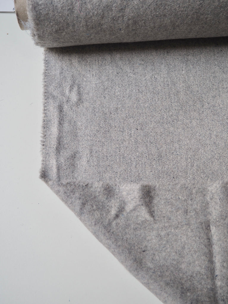 Light Grey Wool Blend Coating
