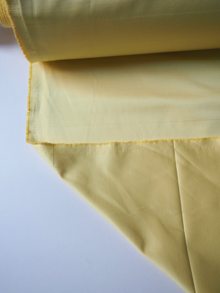 Lemon Satin Viscose Faille