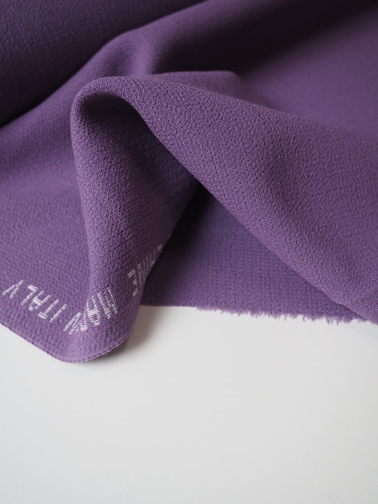 Lavender Double Wool Crepe