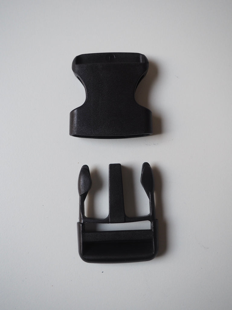 Black Rounded Side Release Buckle 40mm