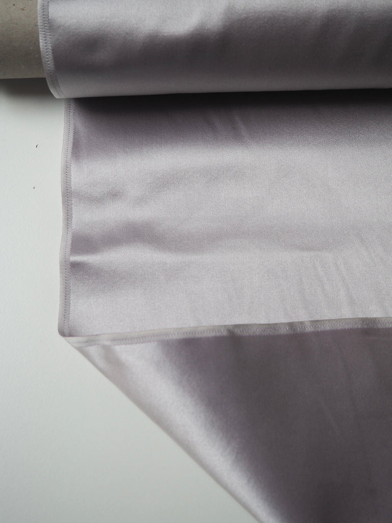 Lilac Silk Double Duchess Satin