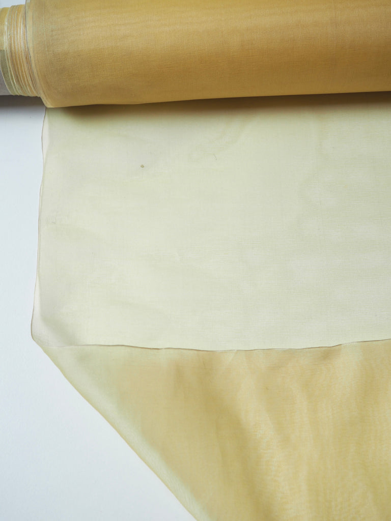 Sun Yellow Silk Organza