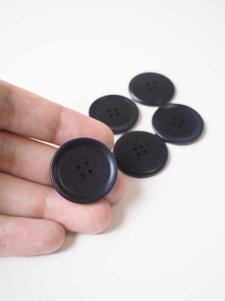 Midnight Corozo Buttons 27mm