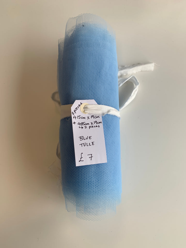 Light Blue Tulle Remnant