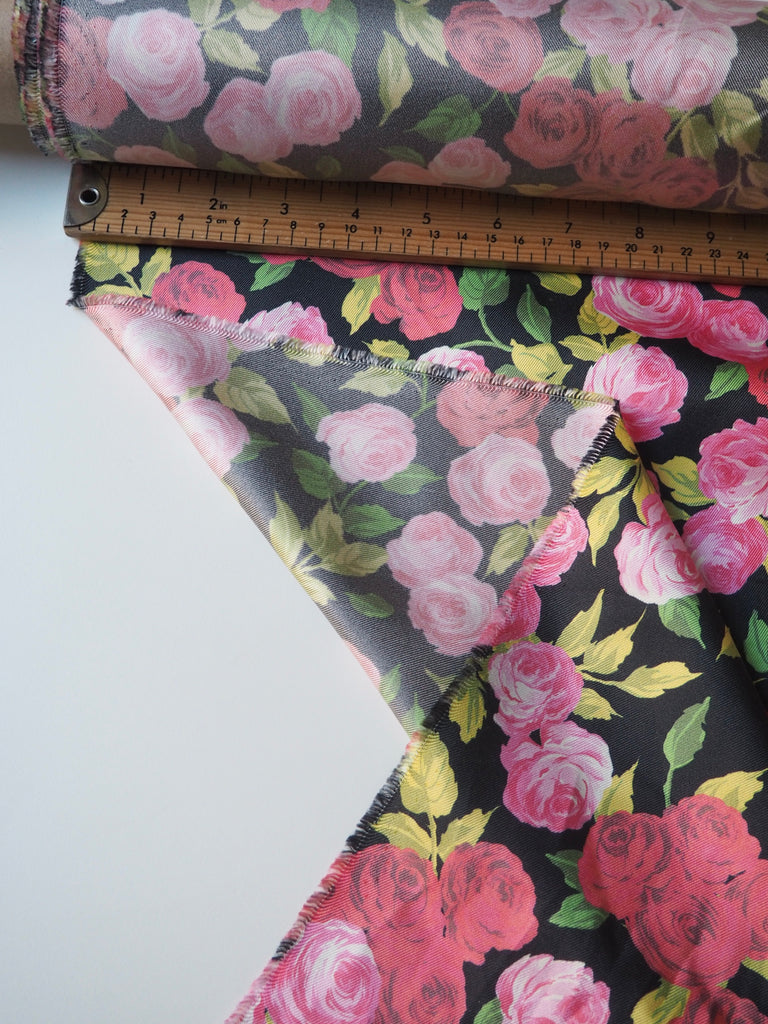 Amour Bloom Silk Twill