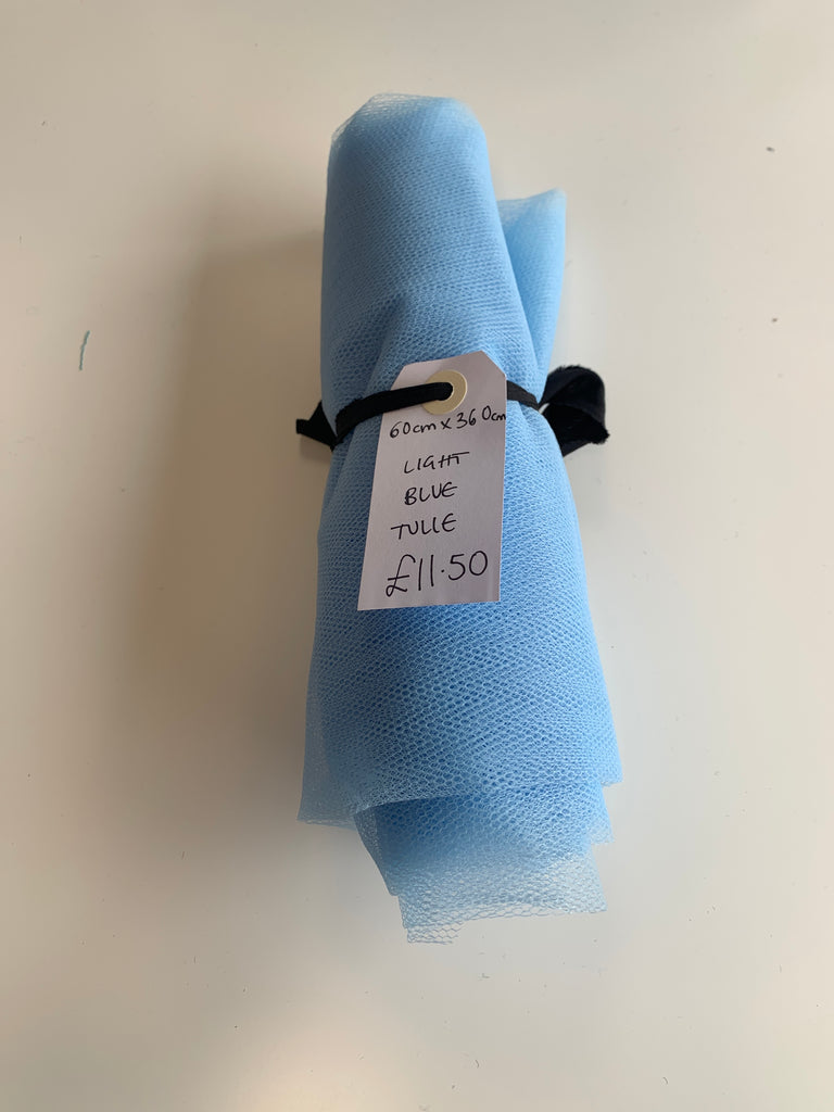 Light Blue Tulle Remnant