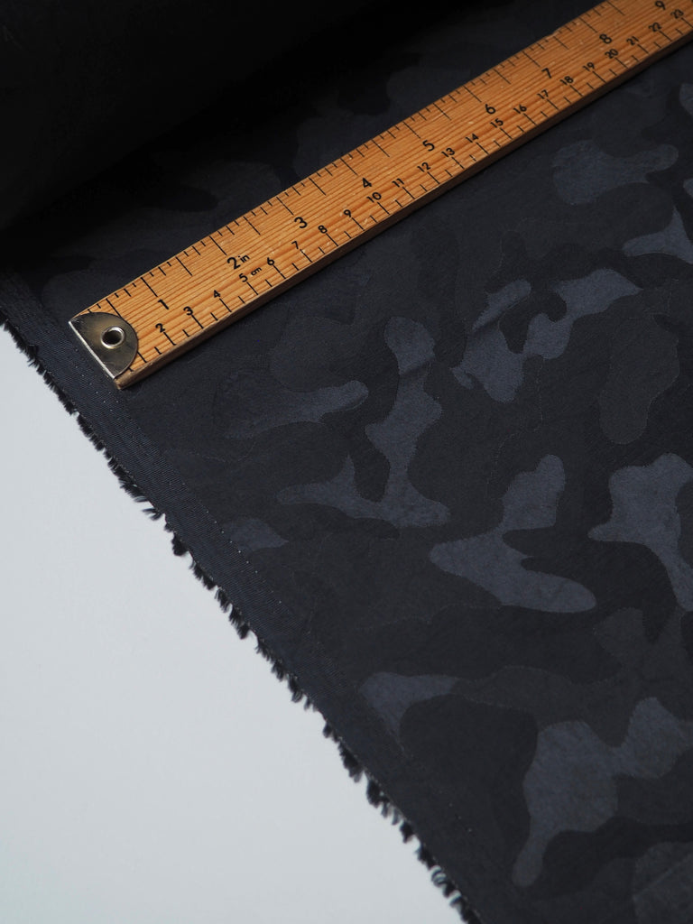 Midnight Camouflage Jacquard
