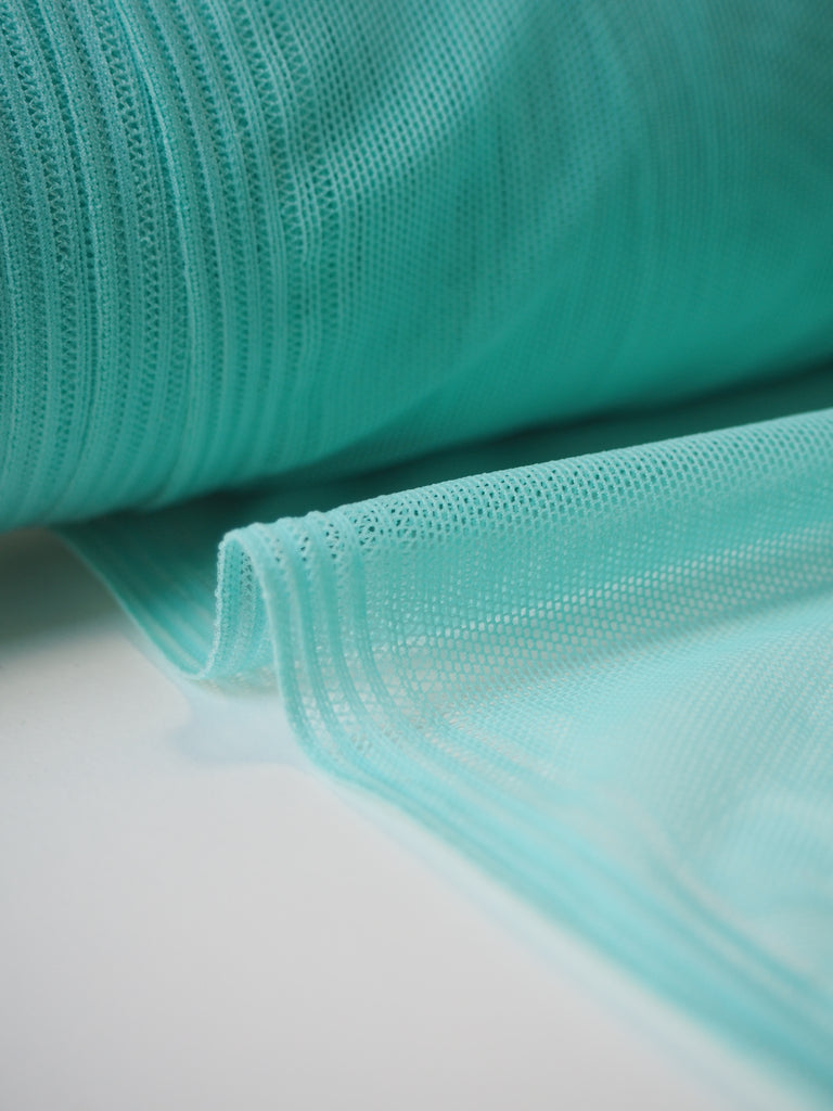 Aquamarine Stretch Mesh