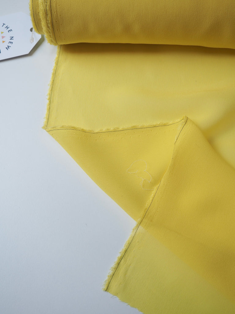 Lemon Silk Chiffon