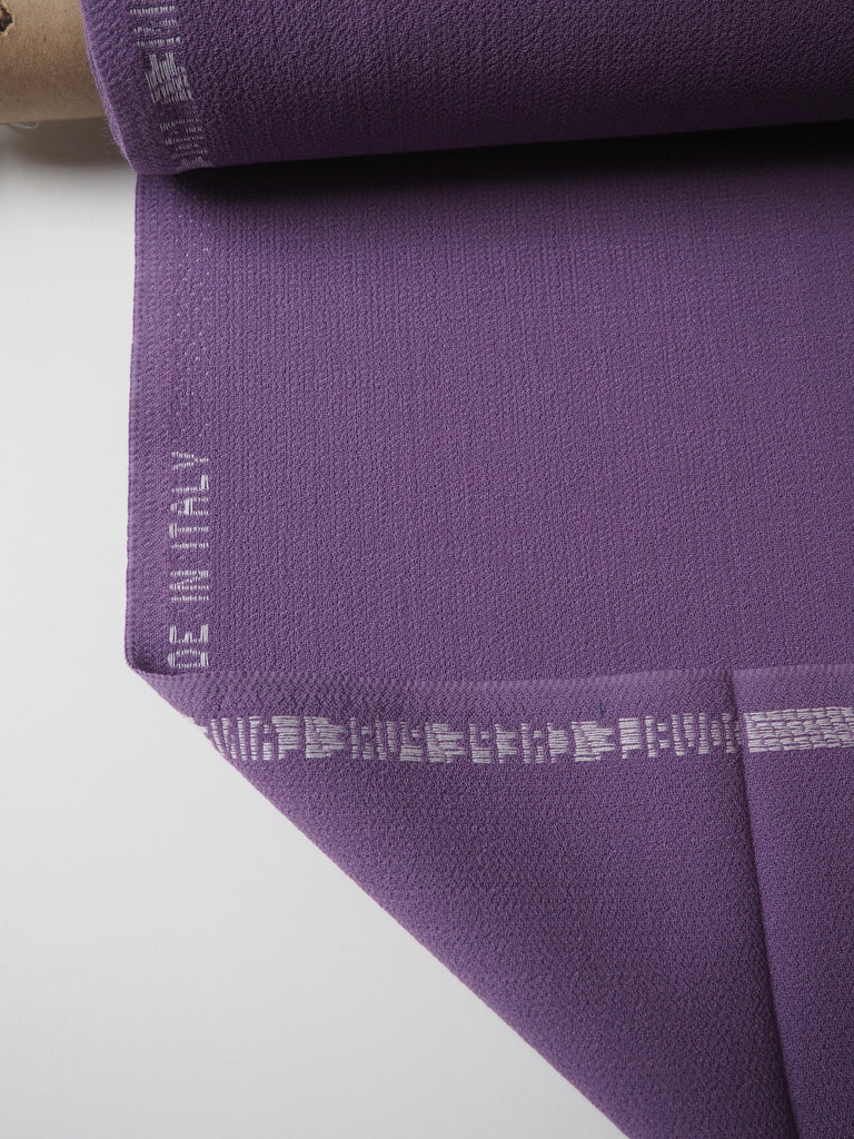 Lavender Double Wool Crepe