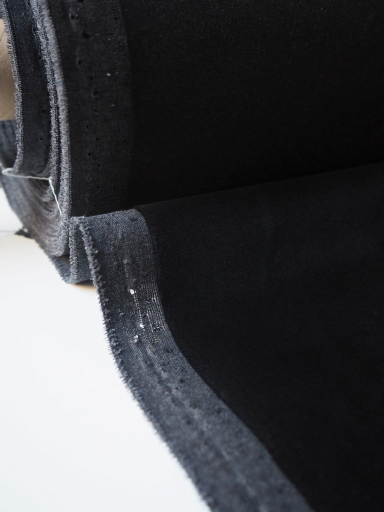 Black Cotton Furnishing Velvet