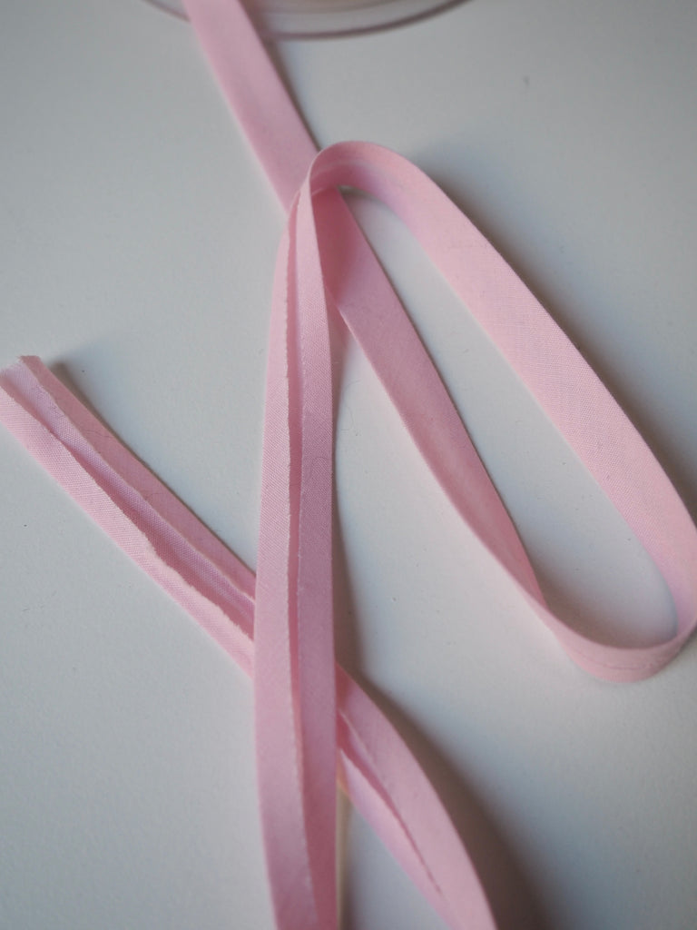 Pink Poly-Cotton Bias Binding 6mm