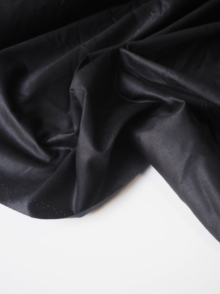 Black Mercerized Cotton