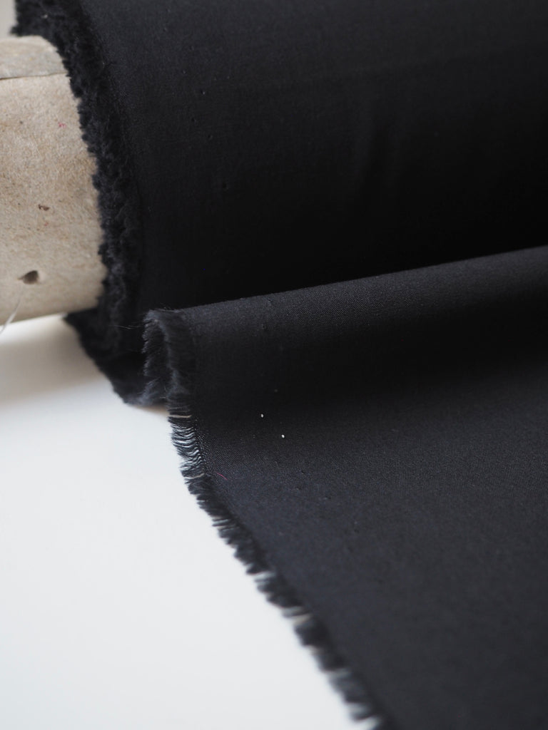 Black Cotton Poplin