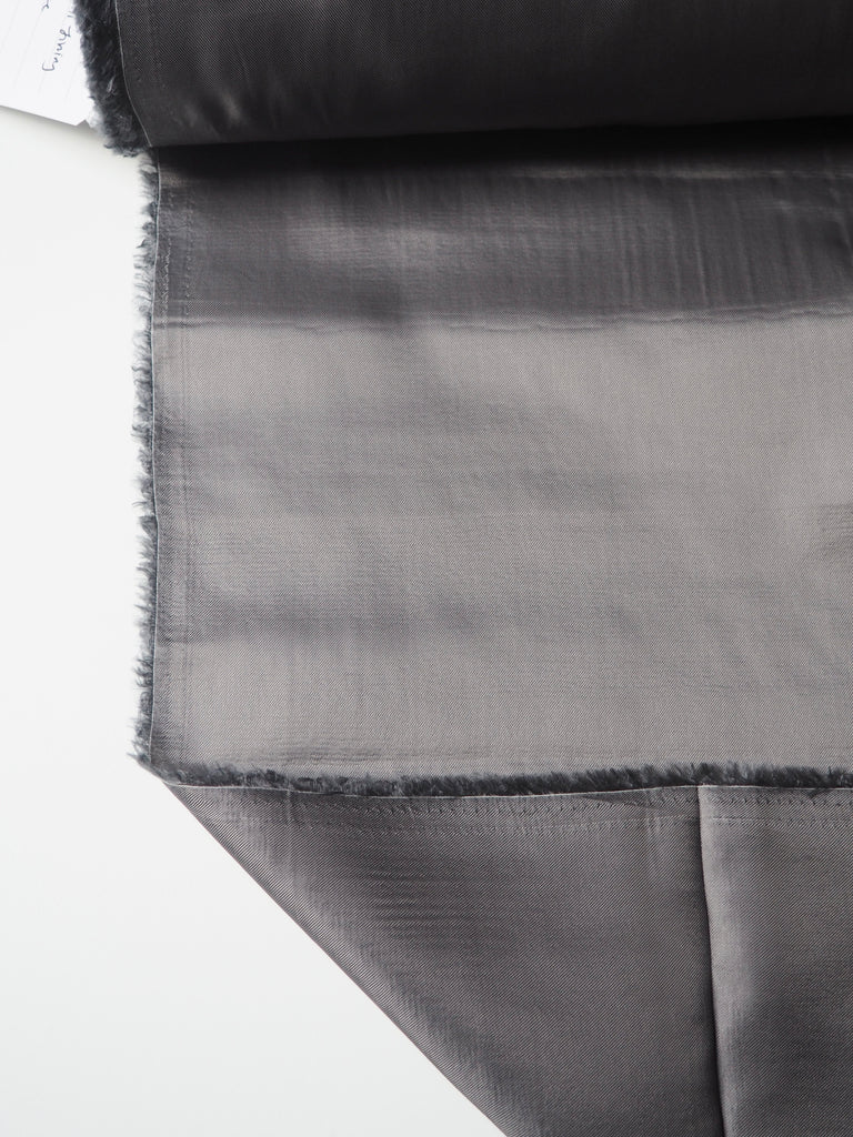 Grey Viscose Twill Lining