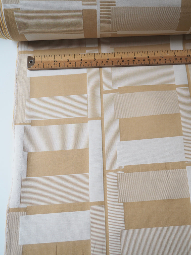 Butterscotch Square Cotton Jacquard