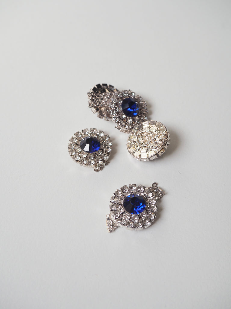 Sapphire Diamante Cluster 10mm