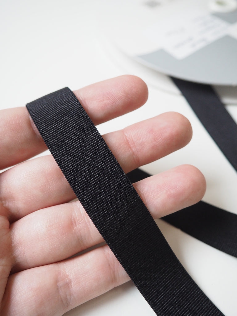 Shindo Black Grosgrain Stretch Binder 18mm