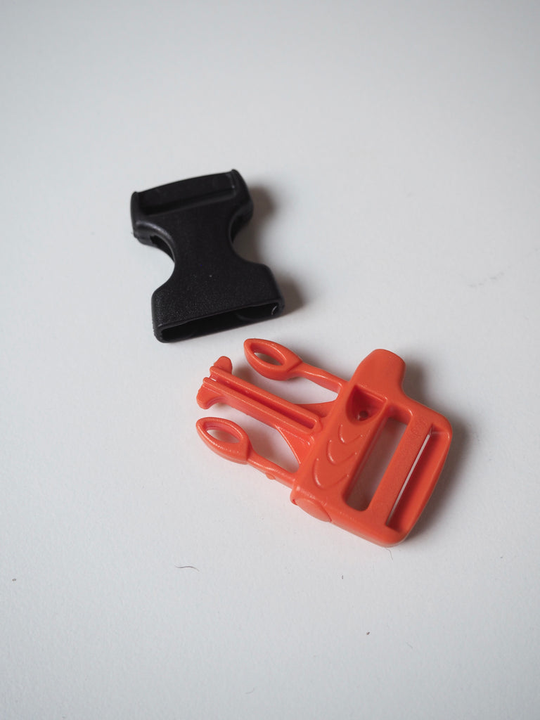 Orange + Black Side Release Buckle 20mm