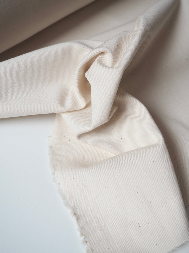 Natural Stretch Cotton Twill