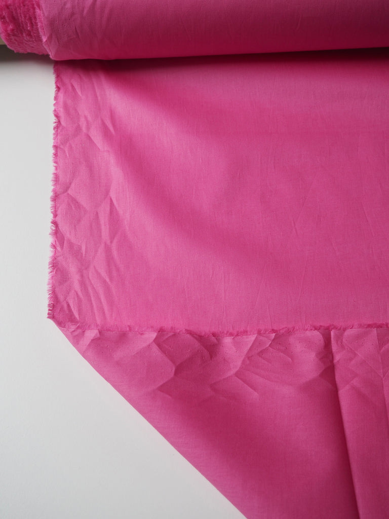 Pink Sateen Cotton Lawn