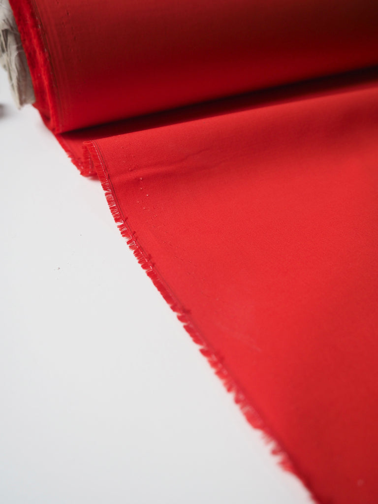 Vermillion Cotton Poplin