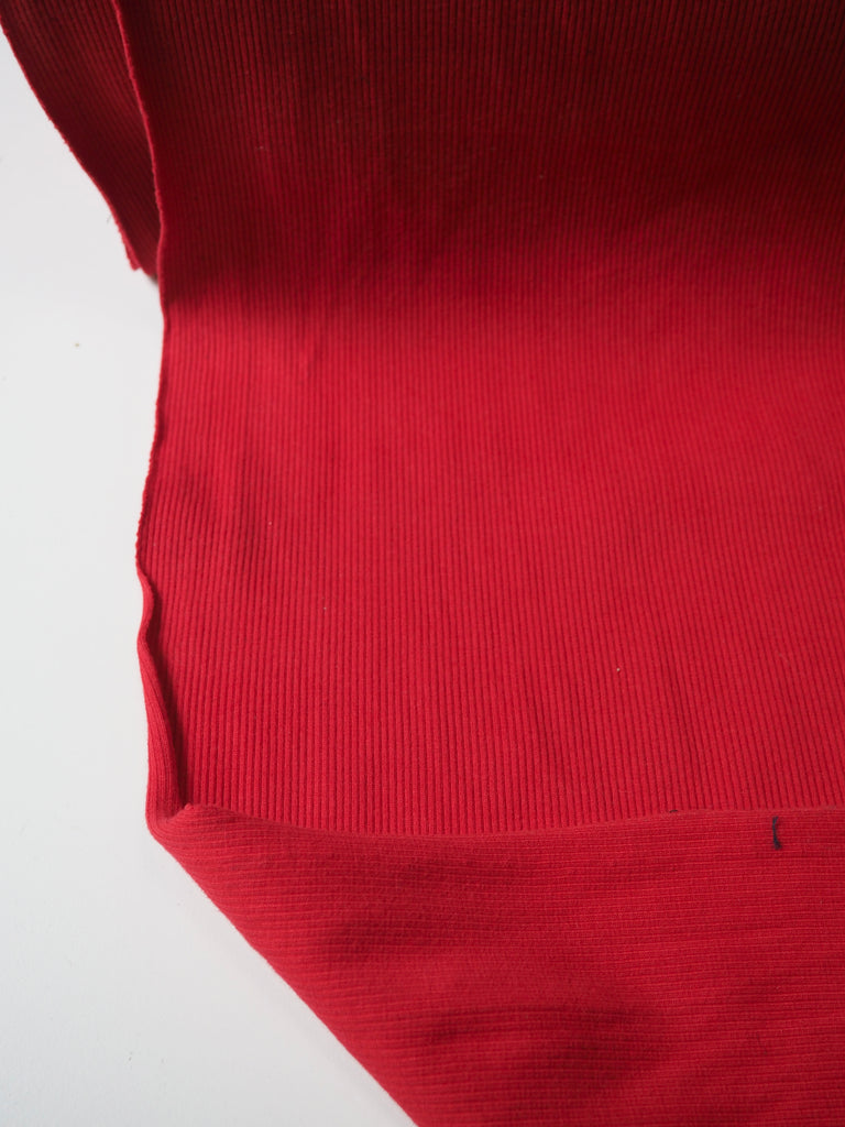 Cherry Cotton 2x2 Rib Jersey