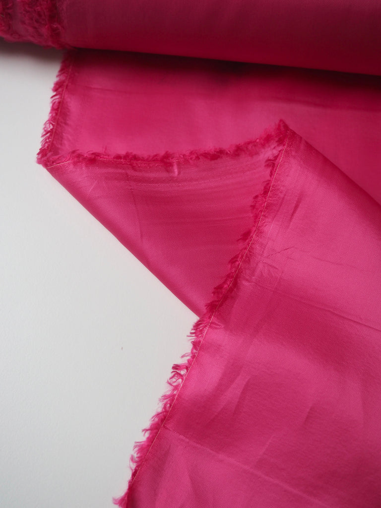 Hot Pink Viscose Satin Twill Lining