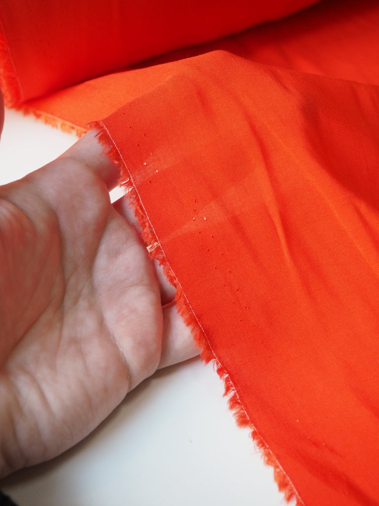 Orange Viscose Lining