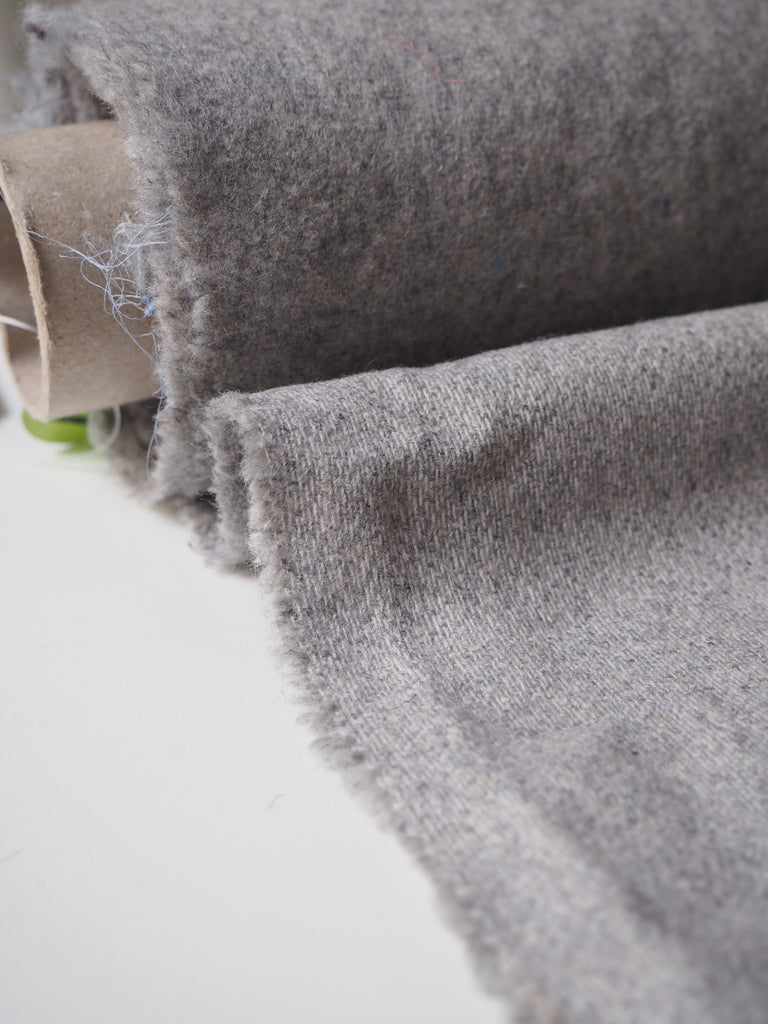 Light Grey Wool Blend Coating