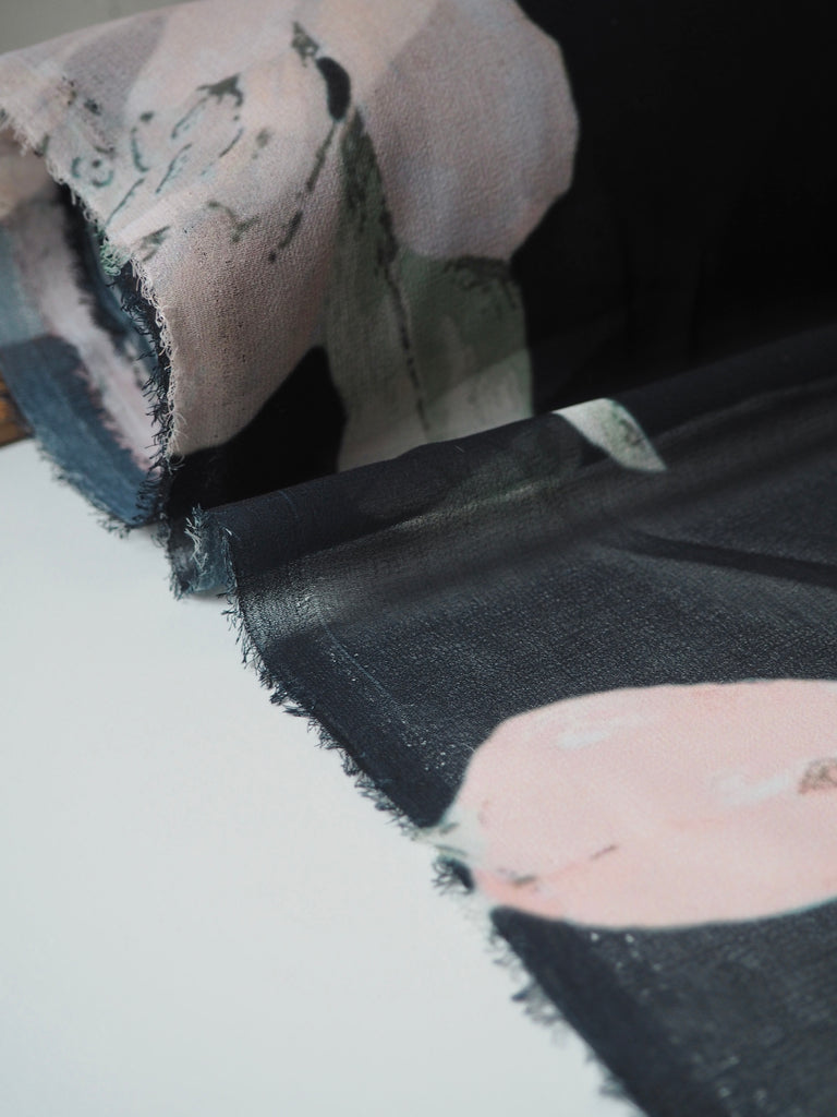 Peach Tulip Chiffon