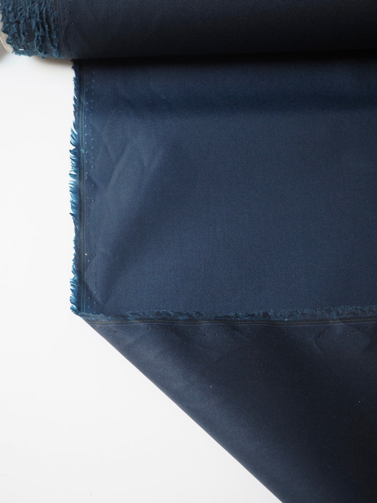 Blue Waxed Cotton