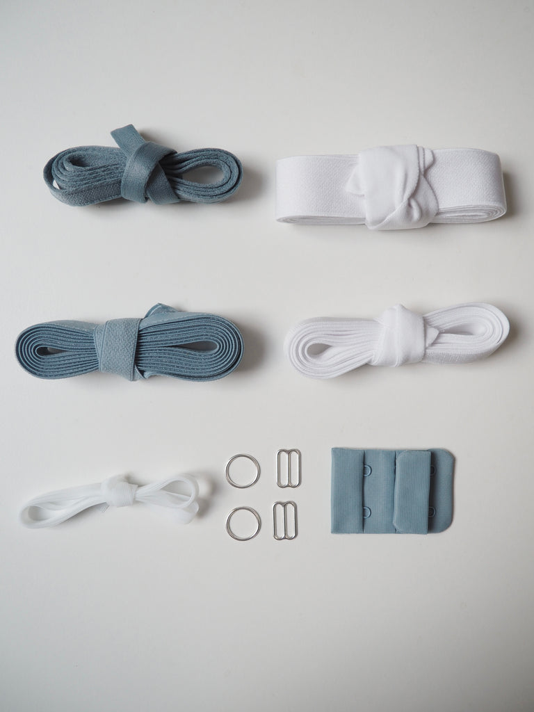 Storm Blue Bra Findings Kit