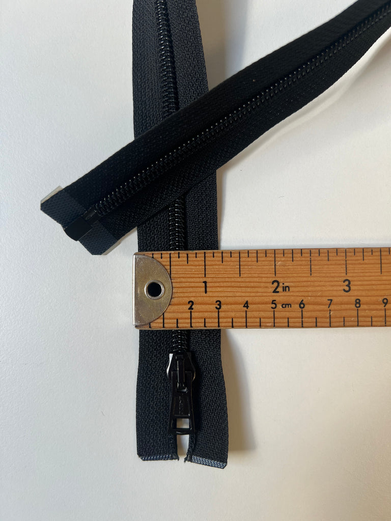 Lampo Black Open-ended Zip 58-73cm