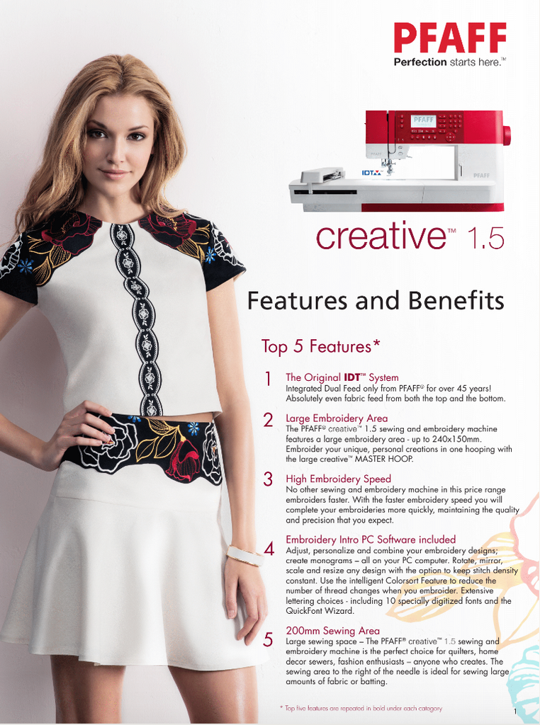 PFAFF Creative 1.5