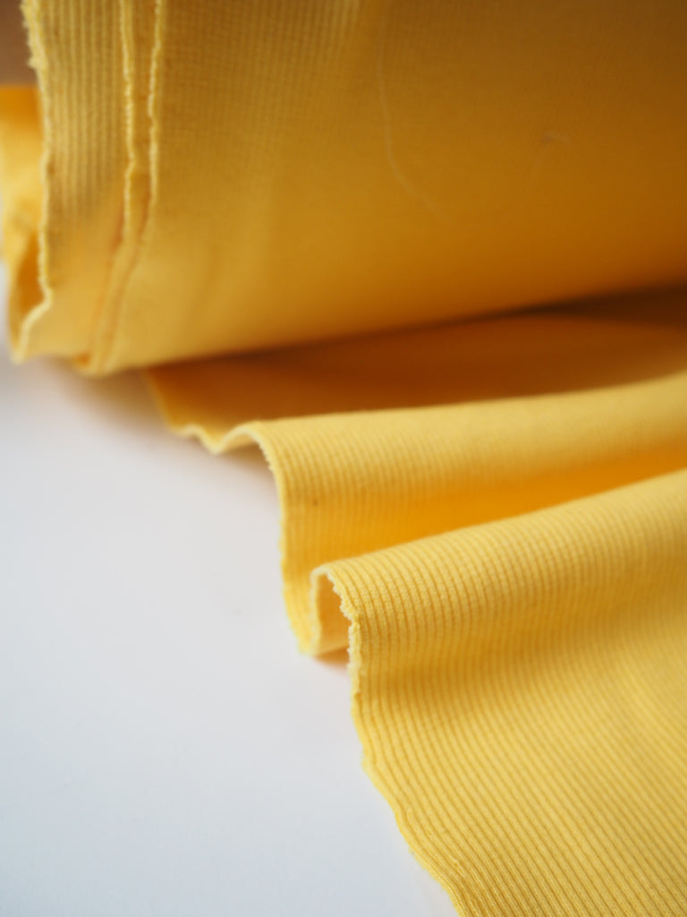 Sunshine Cotton 2x2 Rib Jersey