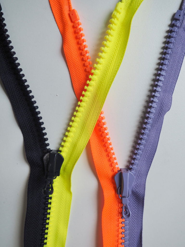 Riri 100cm/39inch Contrast Neon Open Ended Zips