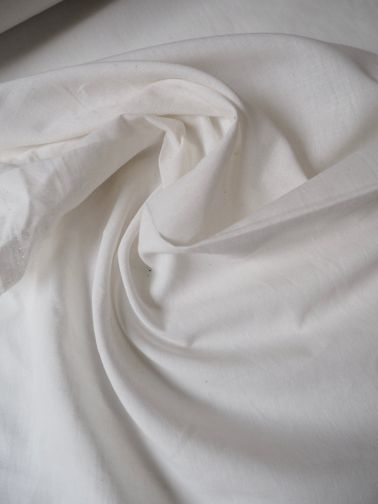 White Cotton/Linen