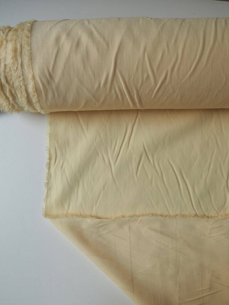 Pale Yellow Cotton Twill